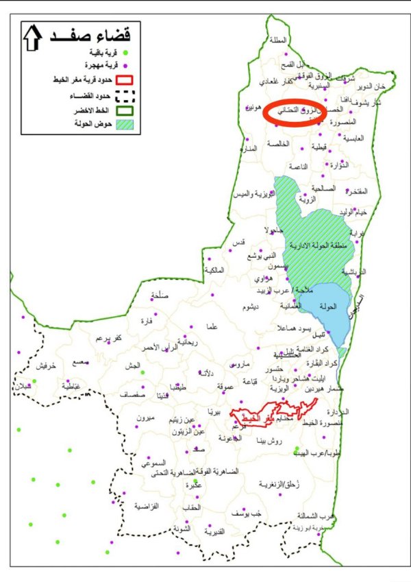 الزُوْق التَحْتَانِي | موسوعة القرى الفلسطينية