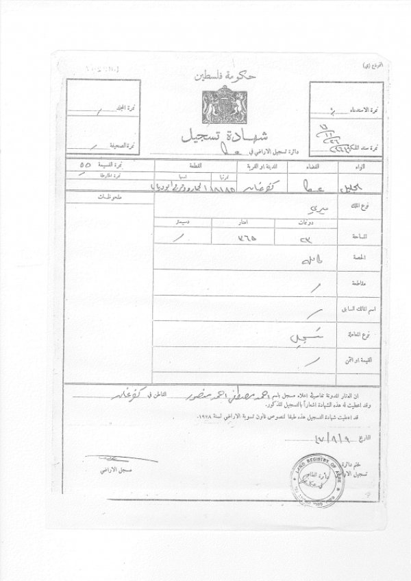 كفر عنان | موسوعة القرى الفلسطينية